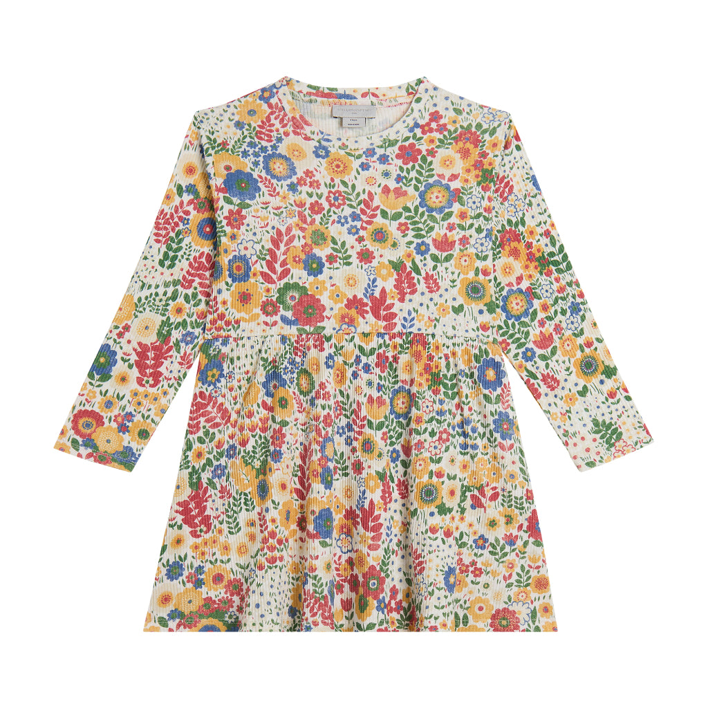 Stella McCartney Kids Flowers Print Jersey Dress