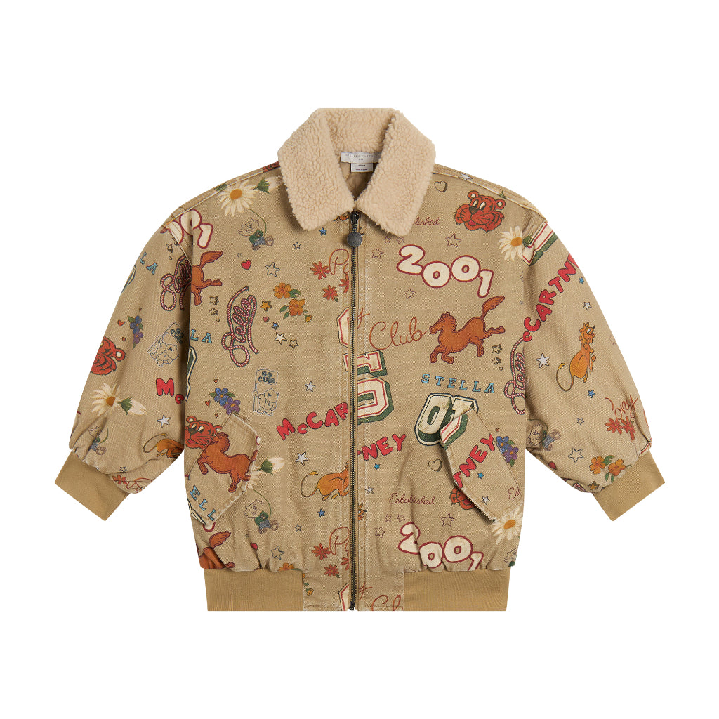Stella McCartney Kids Collegiate Print Jacket
