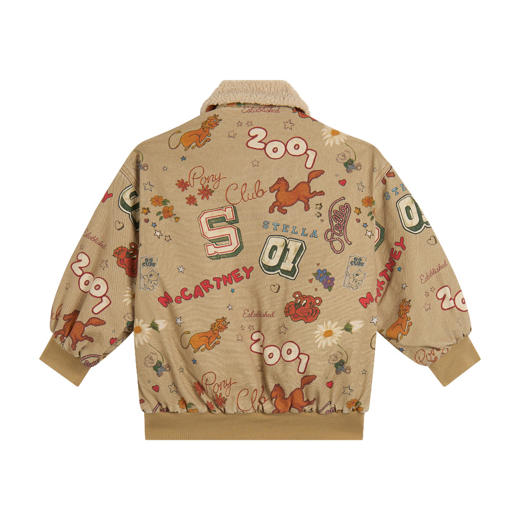 Stella McCartney Kids Collegiate Print Jacket