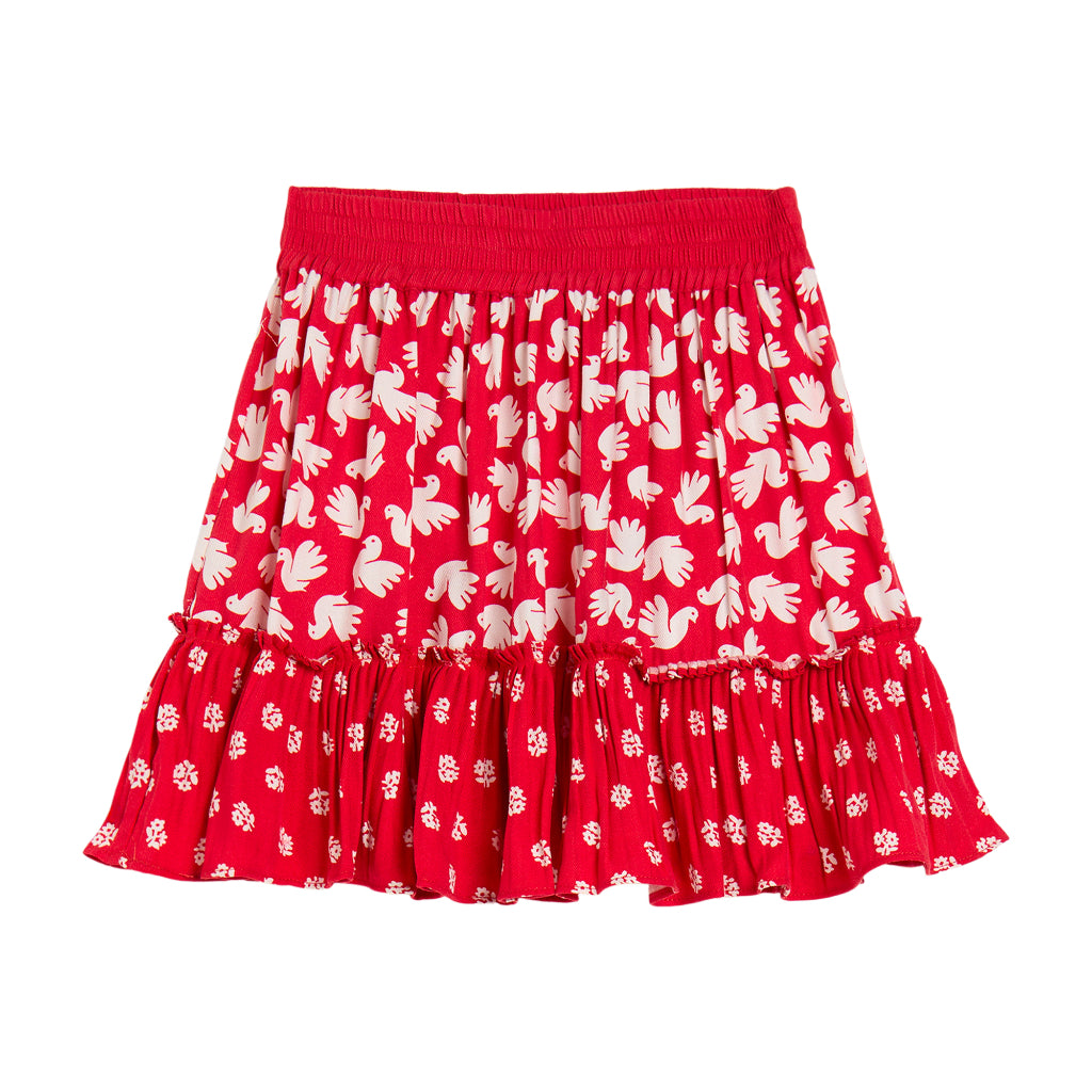 Stella McCartney Kids Bird Print Skirt