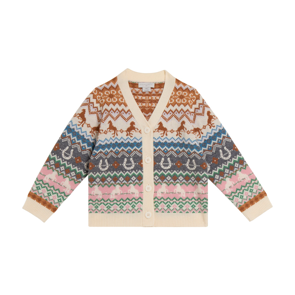 Stella McCartney Kids Wool Mix Knit Cardigan
