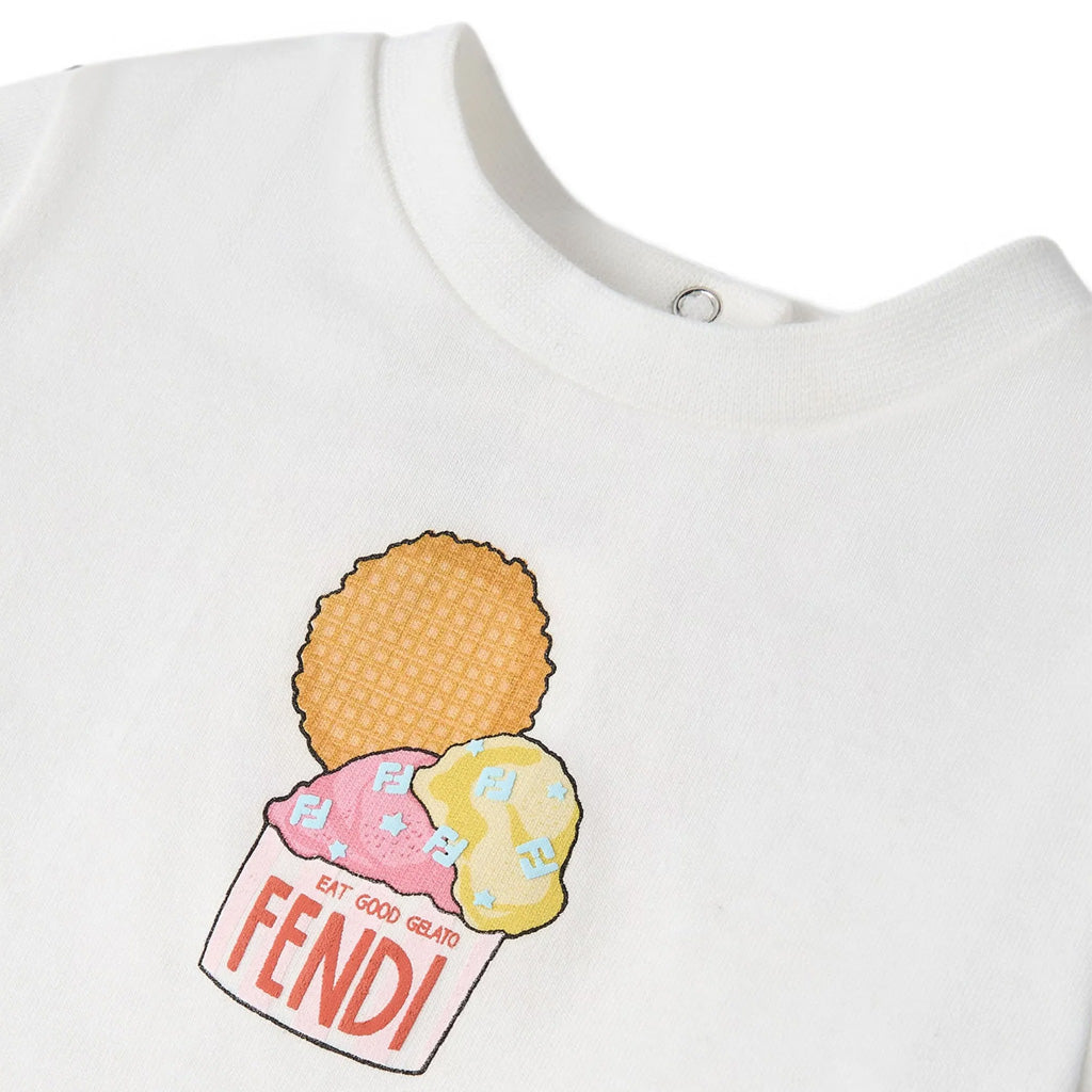 Fendi Kids Logo T-shirt