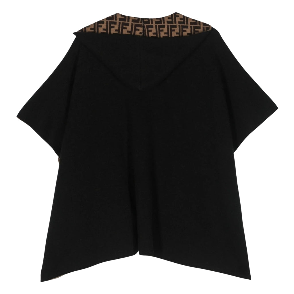 Fendi Kids FF Knit Poncho