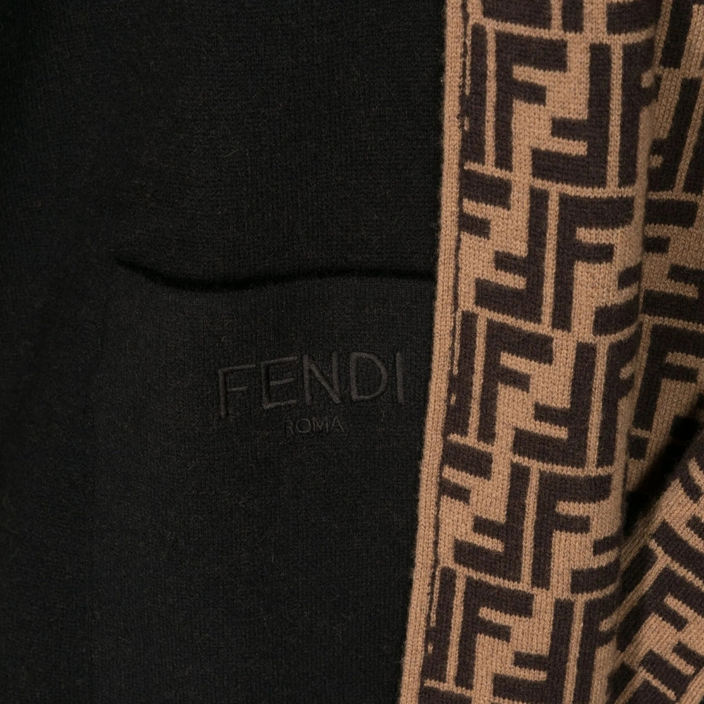 Fendi Kids FF Knit Poncho