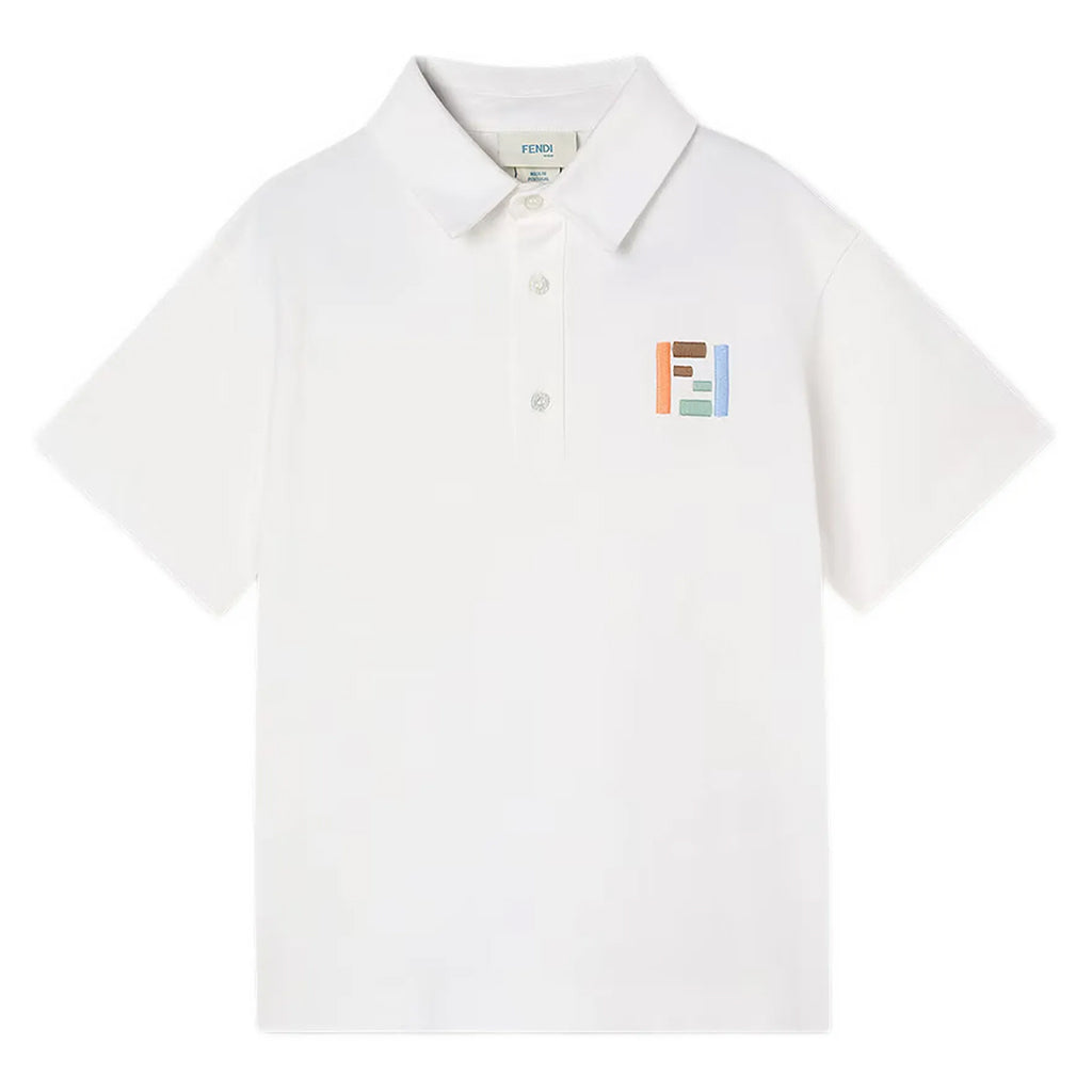 Fendi Kids FF Polo T-shirt