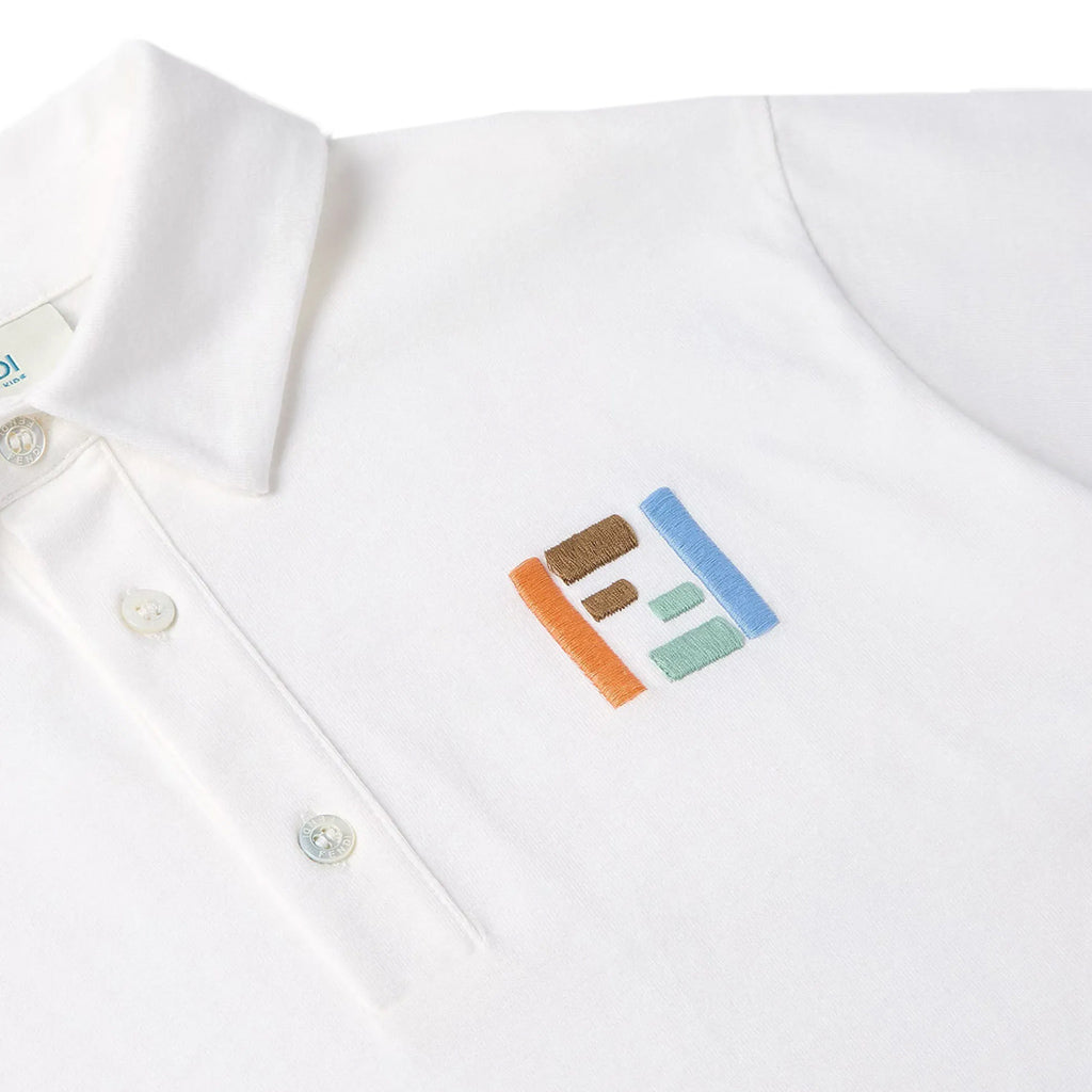 Fendi Kids FF Polo T-shirt