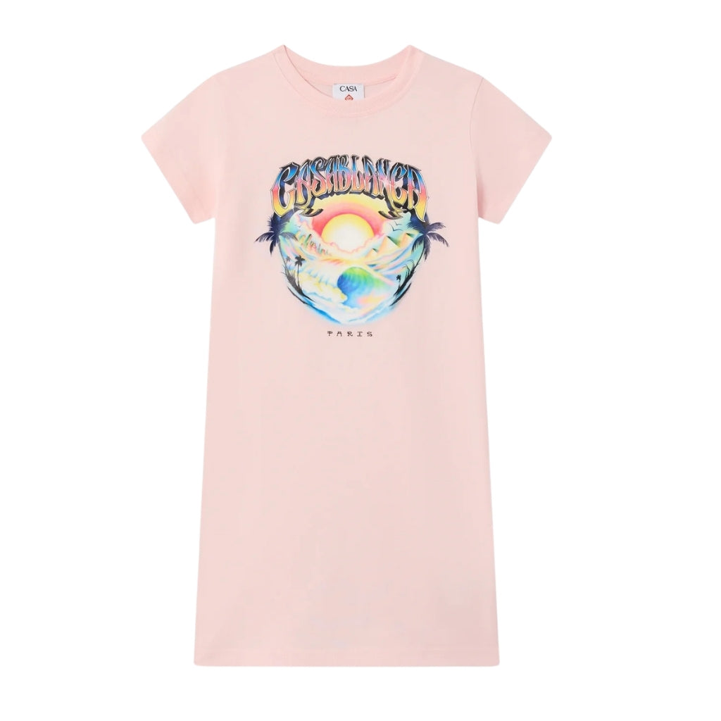 Casablanca Kids Girls Printed T-shirt Dress