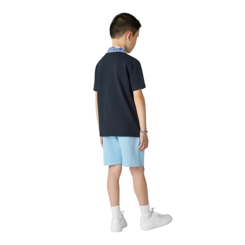 Casablanca Kids Boys Waves Collar Polo