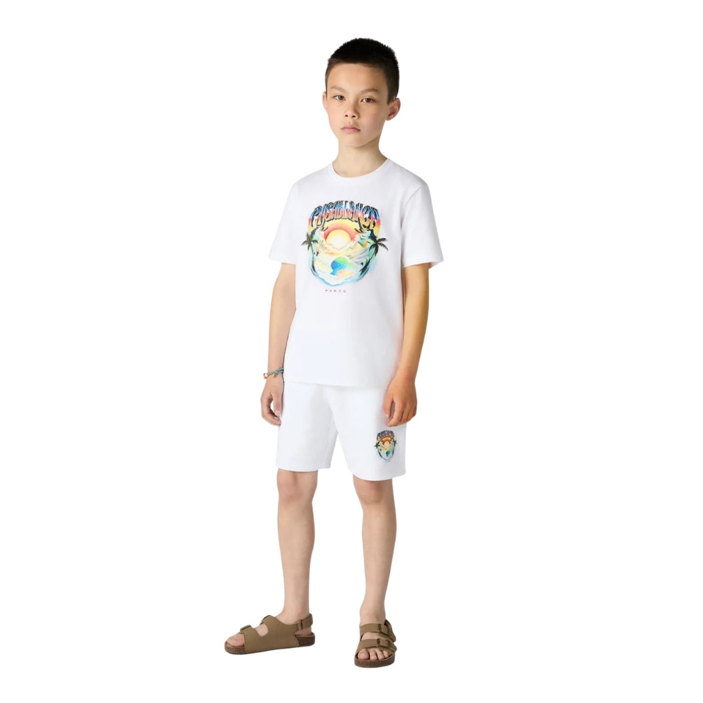 Casablanca Kids Kids Printed Sweatshorts