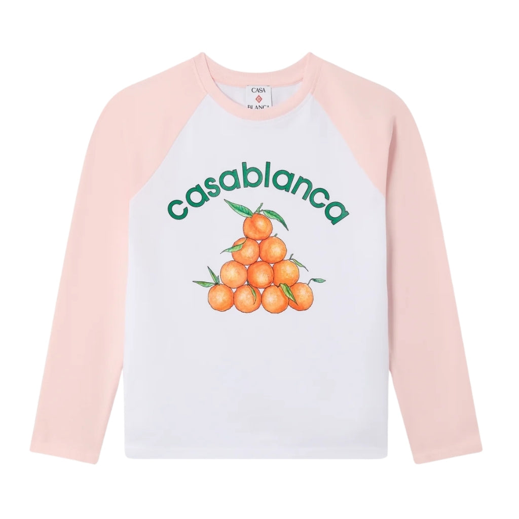 Casablanca Kids Girls Baseball Tee
