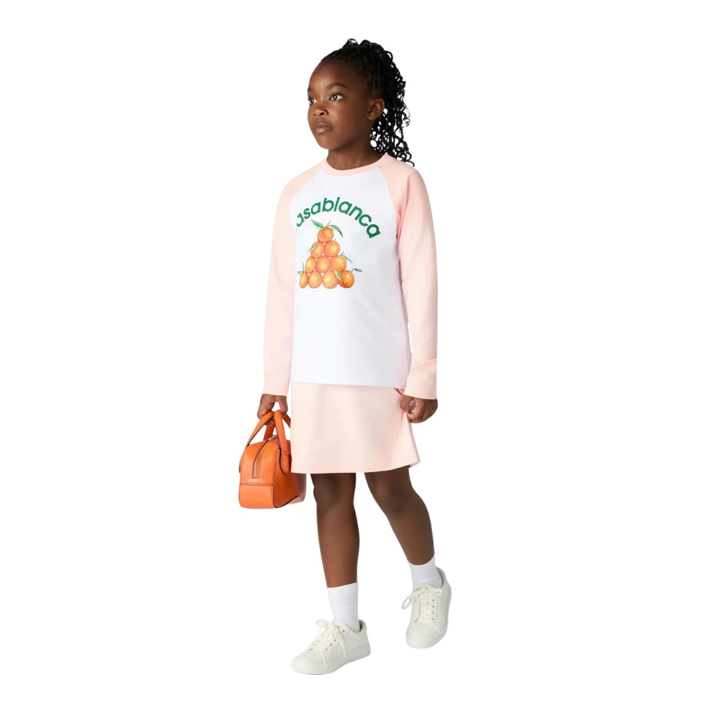 Casablanca Kids Girls Baseball Tee