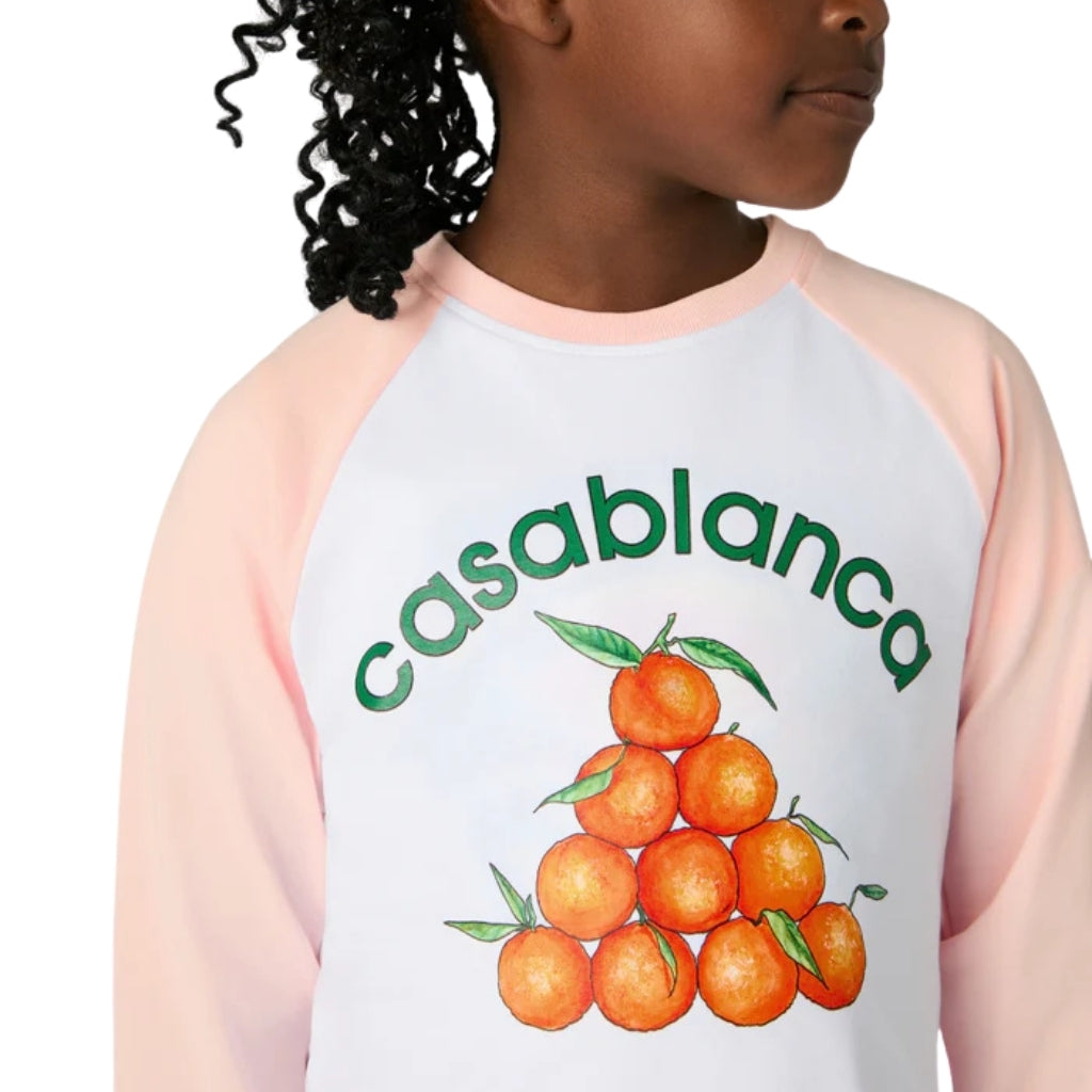 Casablanca Kids Girls Baseball Tee
