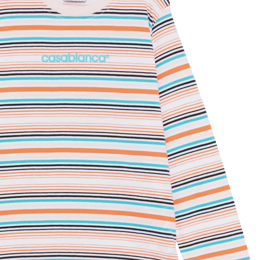 Casablanca Kids Kids Stripe Long Sleeve Tee