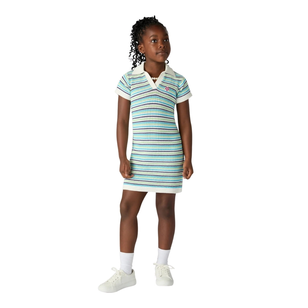 Casablanca Kids Girls Stripe Dress