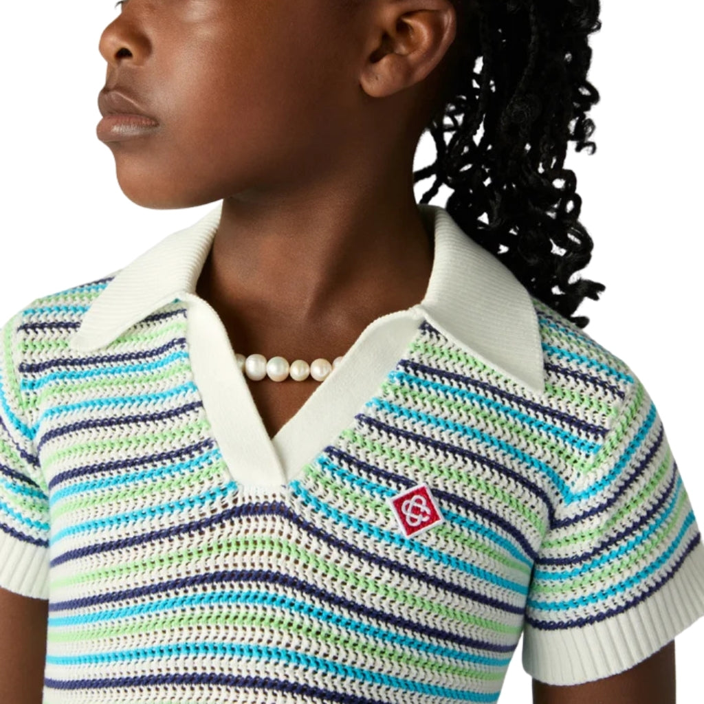 Casablanca Kids Girls Stripe Dress