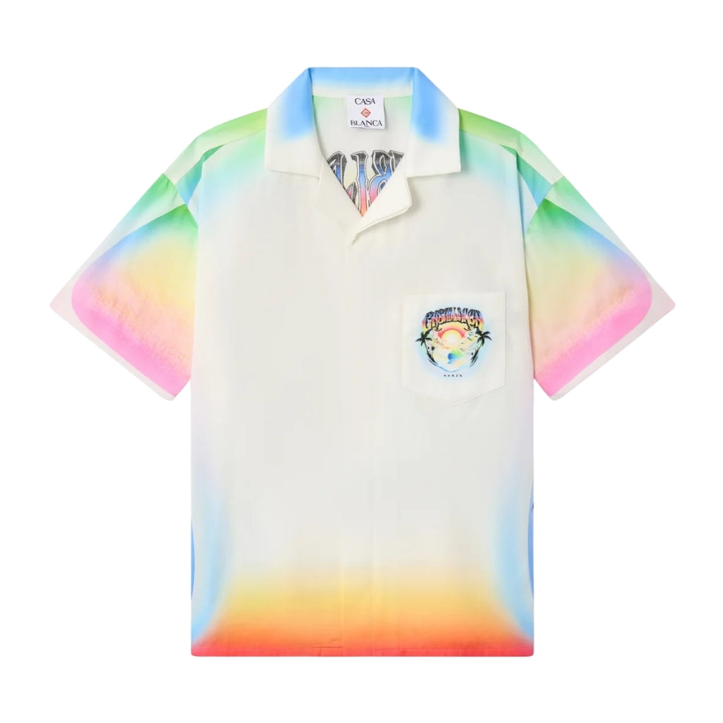 Casablanca Kids Kids Short Sleeve Cotton Shirt