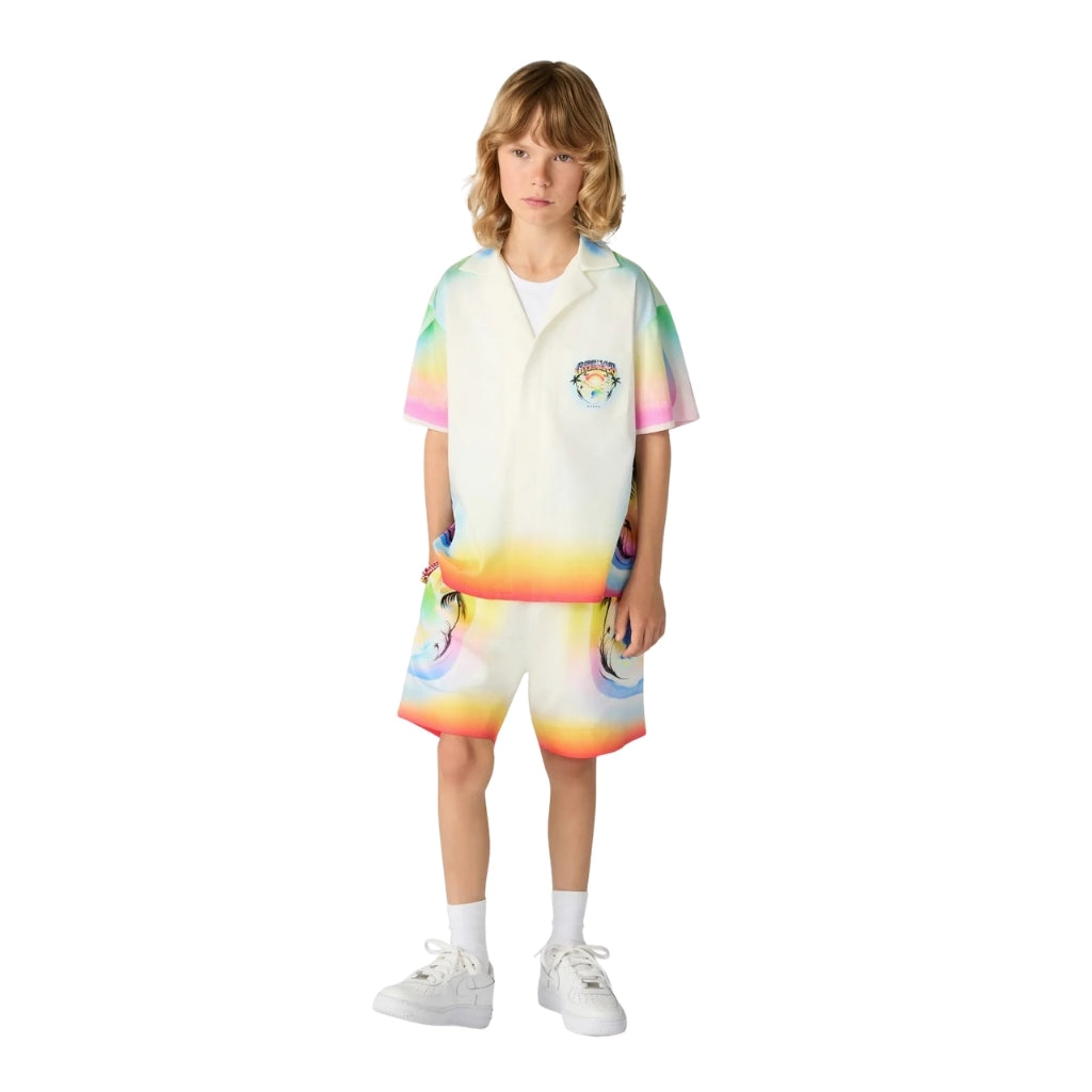 Casablanca Kids Kids Short Sleeve Cotton Shirt