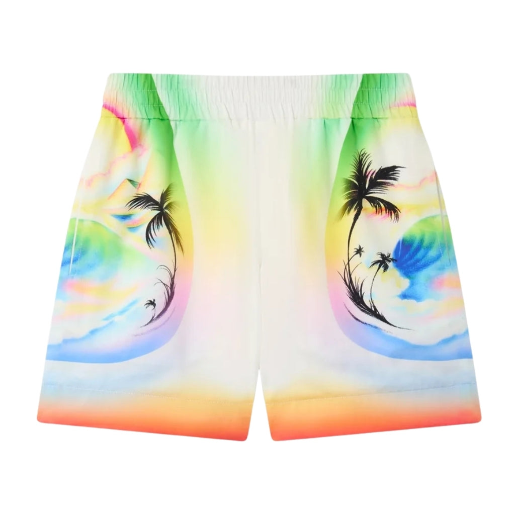 Casablanca Kids Kids Printed Cotton Shorts