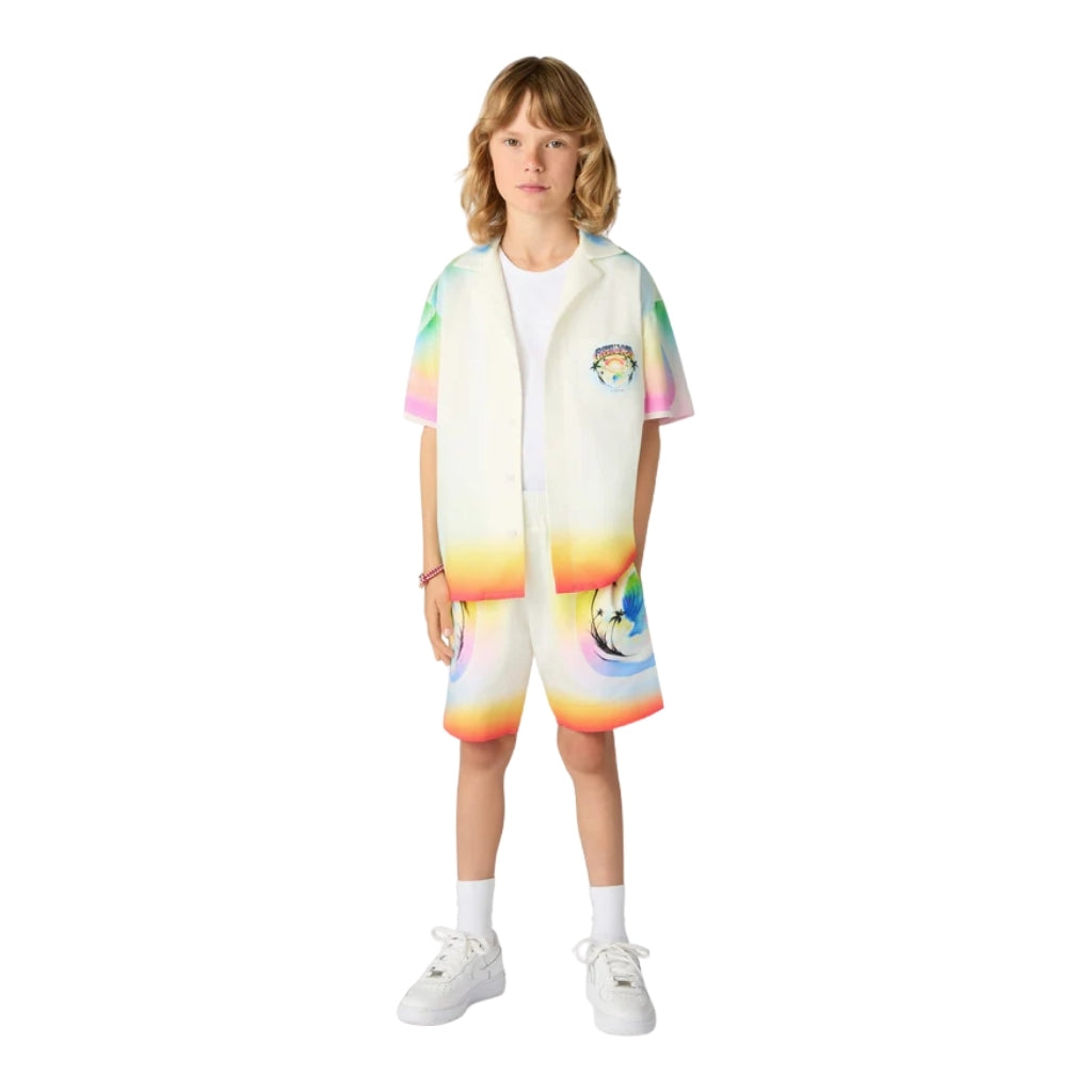 Casablanca Kids Kids Printed Cotton Shorts