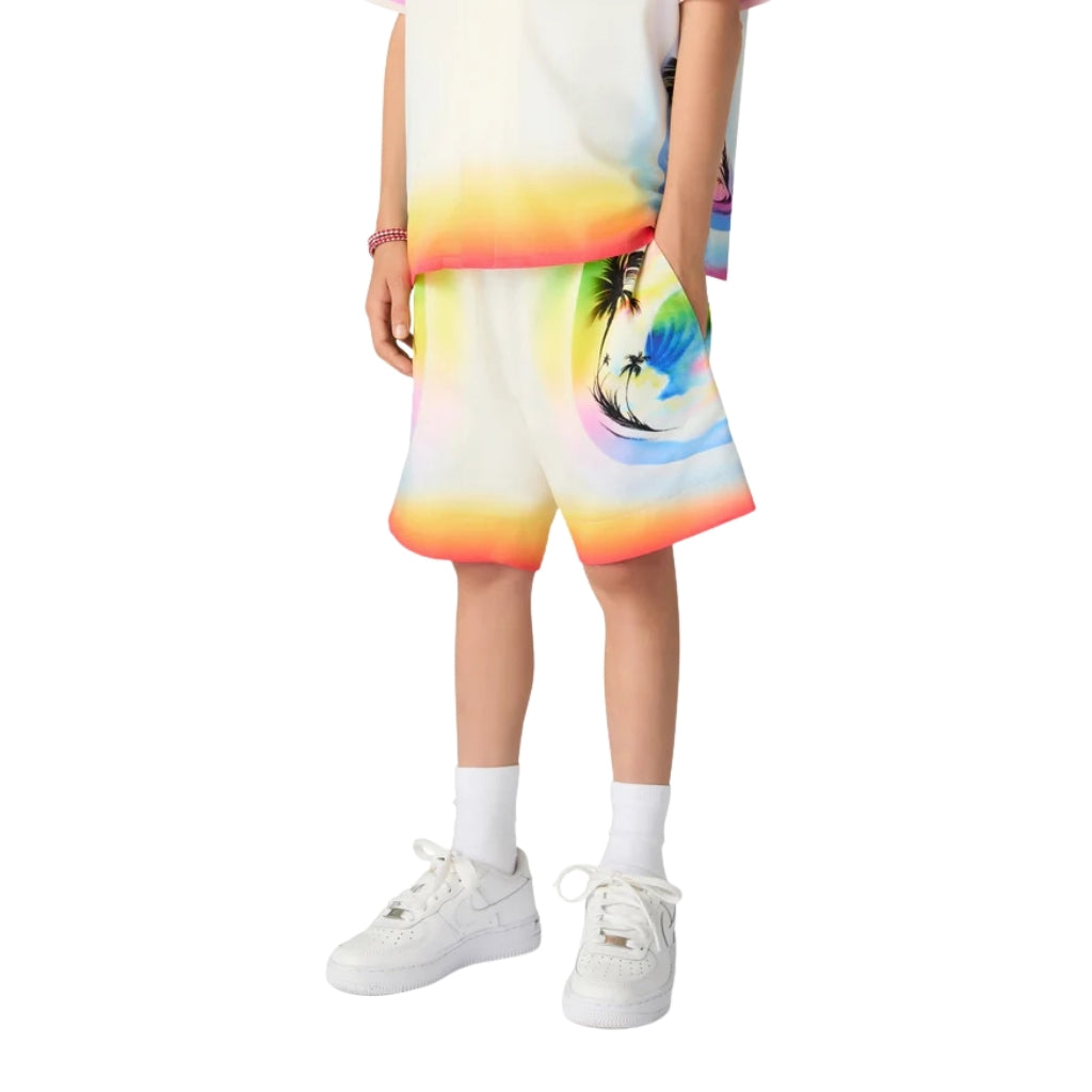 Casablanca Kids Kids Printed Cotton Shorts