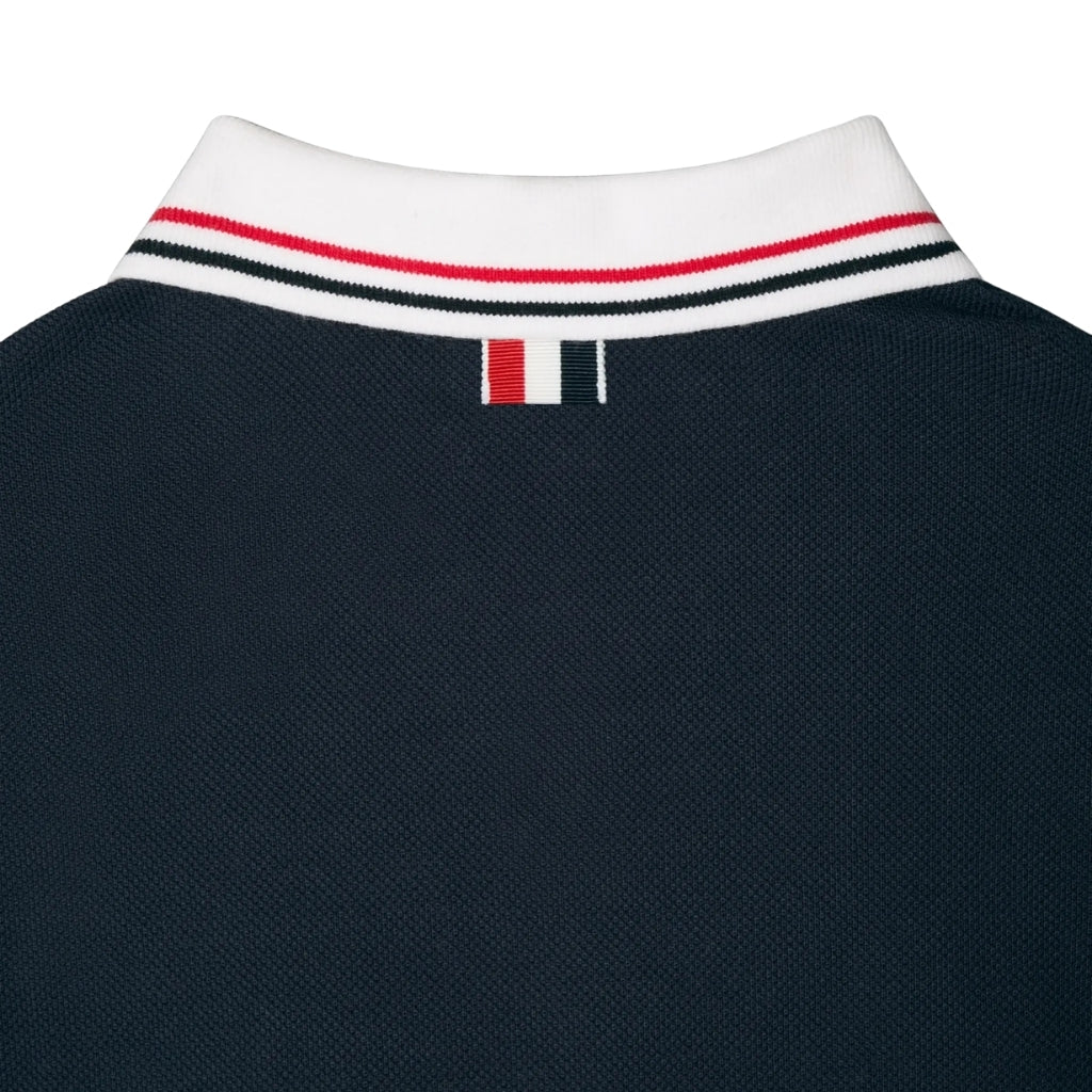 Thom Browne Kids Solid Pique Tennis Dress