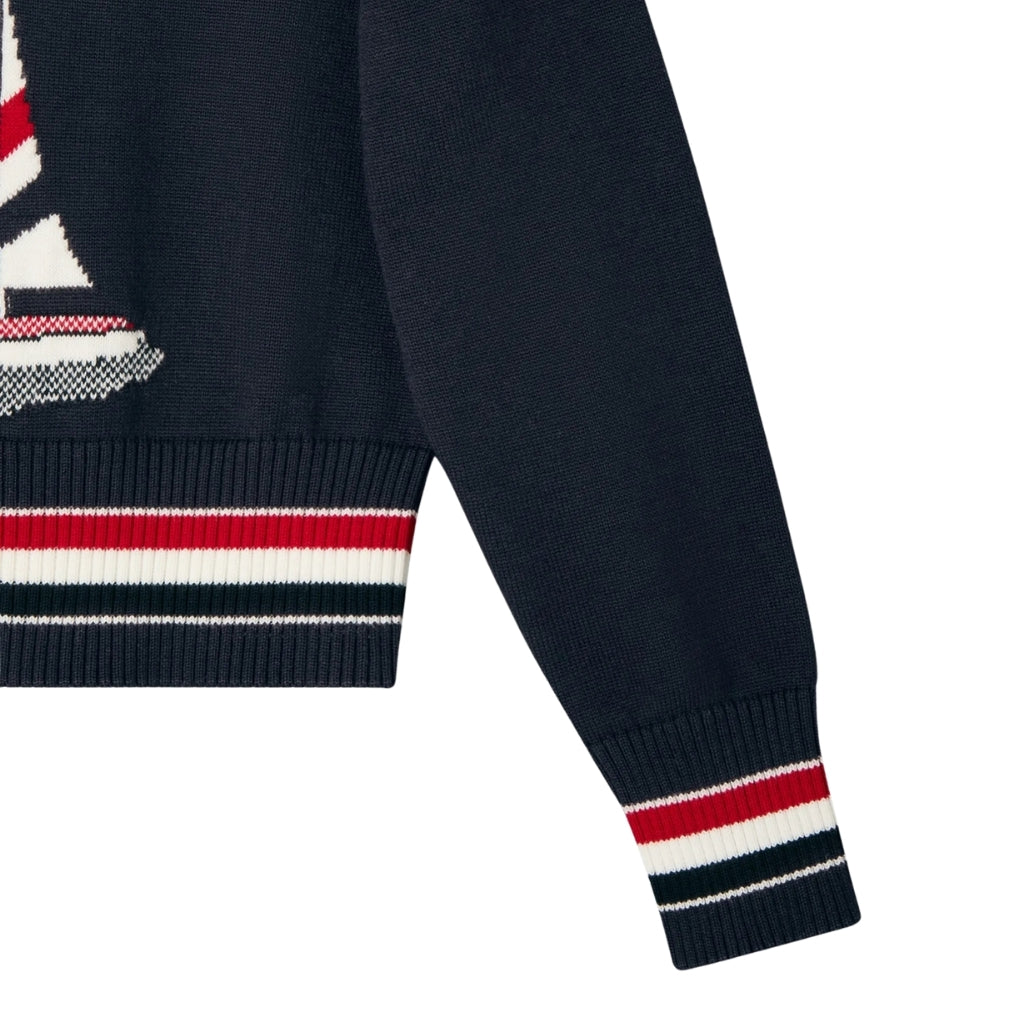 Thom Browne Kids Sailboat Sweater