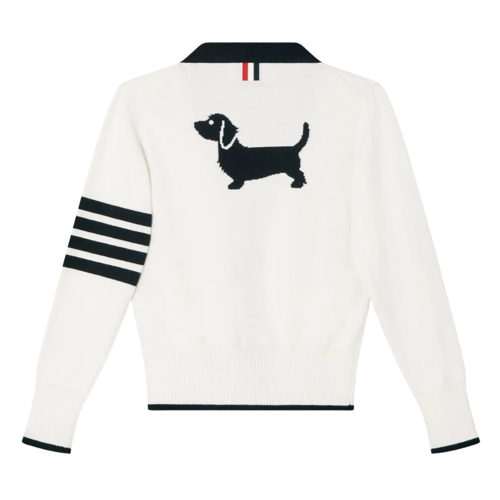 Thom Browne Kids Four Bar Classic Cardigan