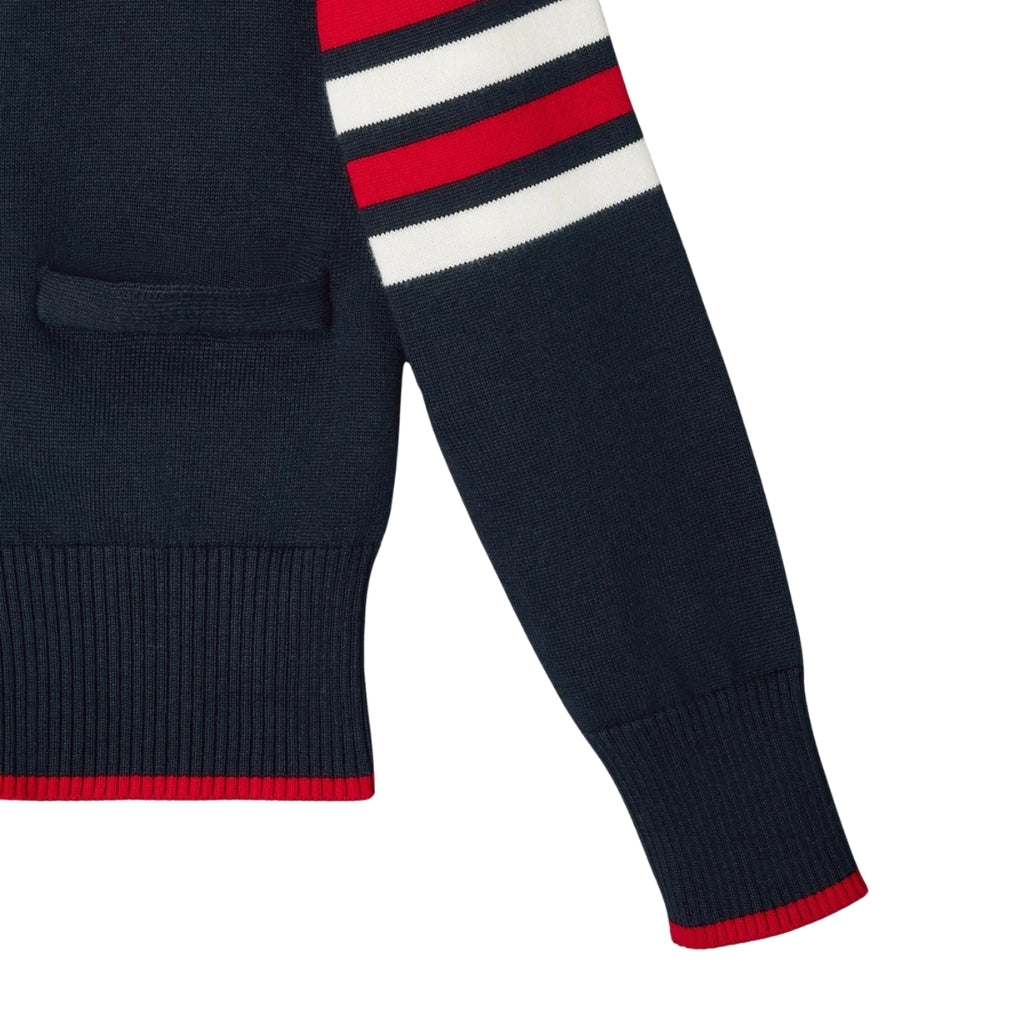 Thom Browne Kids Four Bar Classic Cardigan