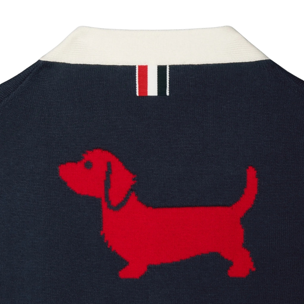 Thom Browne Kids Four Bar Classic Cardigan
