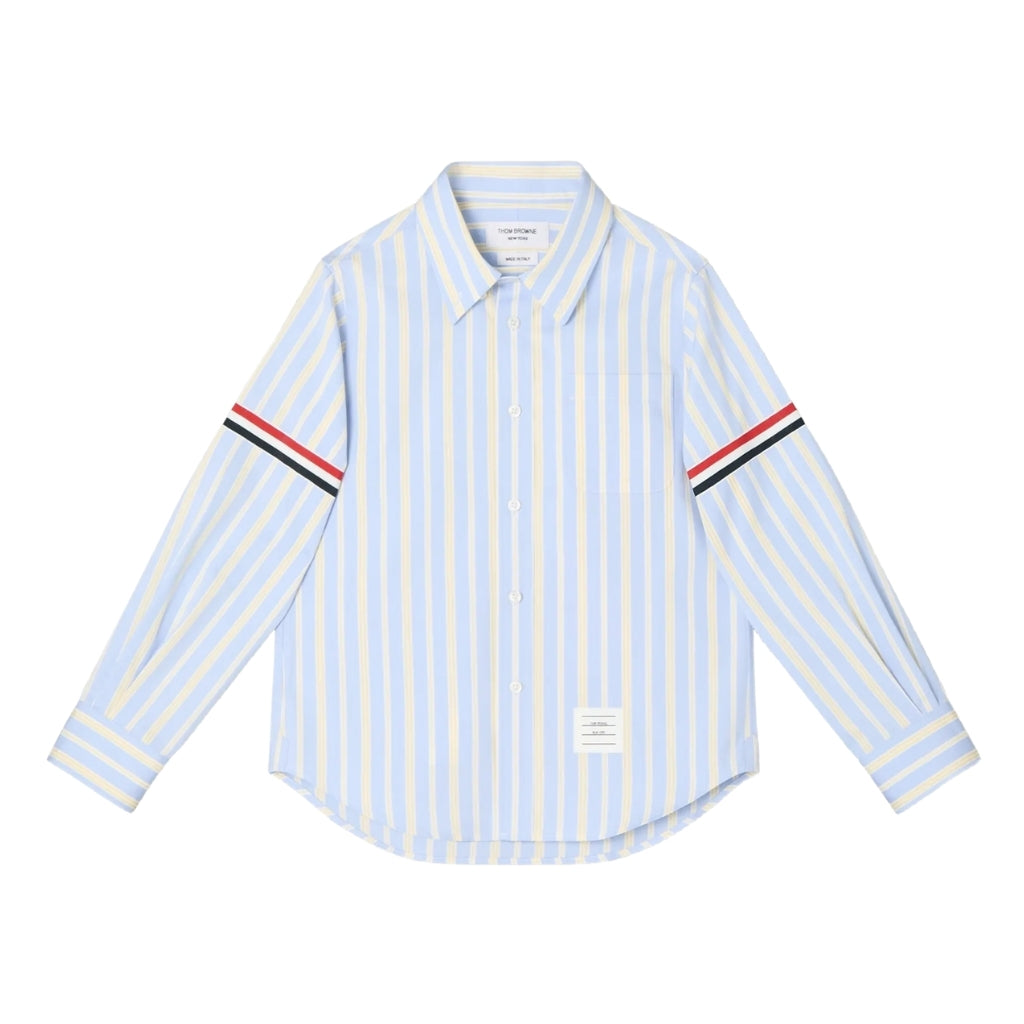 Thom Browne Kids Four Bar Classic Shirt
