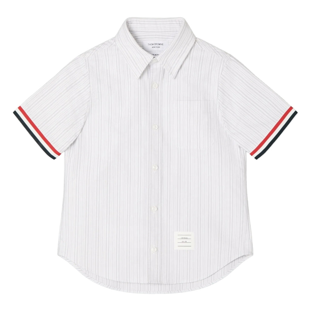 Thom Browne Kids Four Bar Classic Shirt