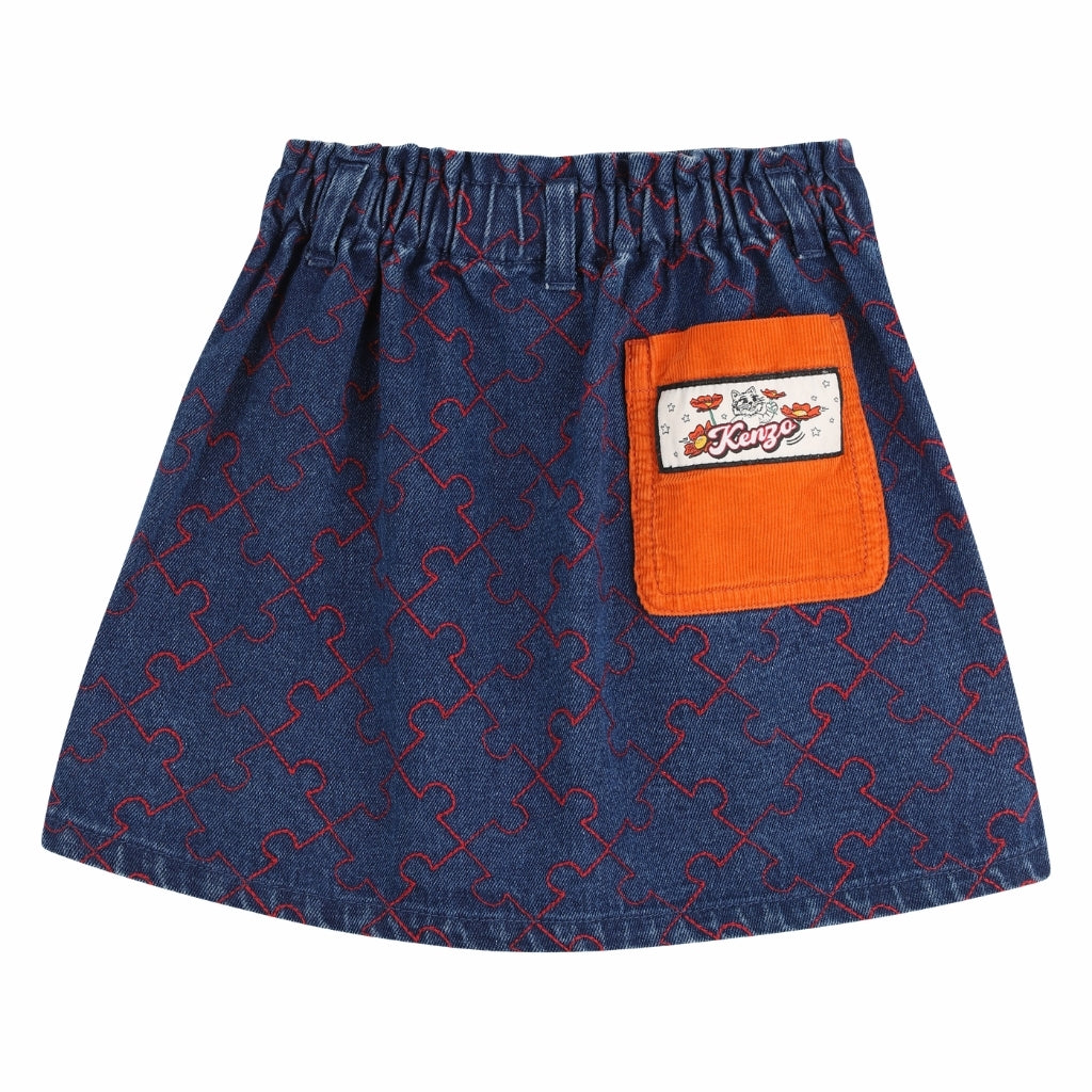 Kenzo Kids Denim Skirt