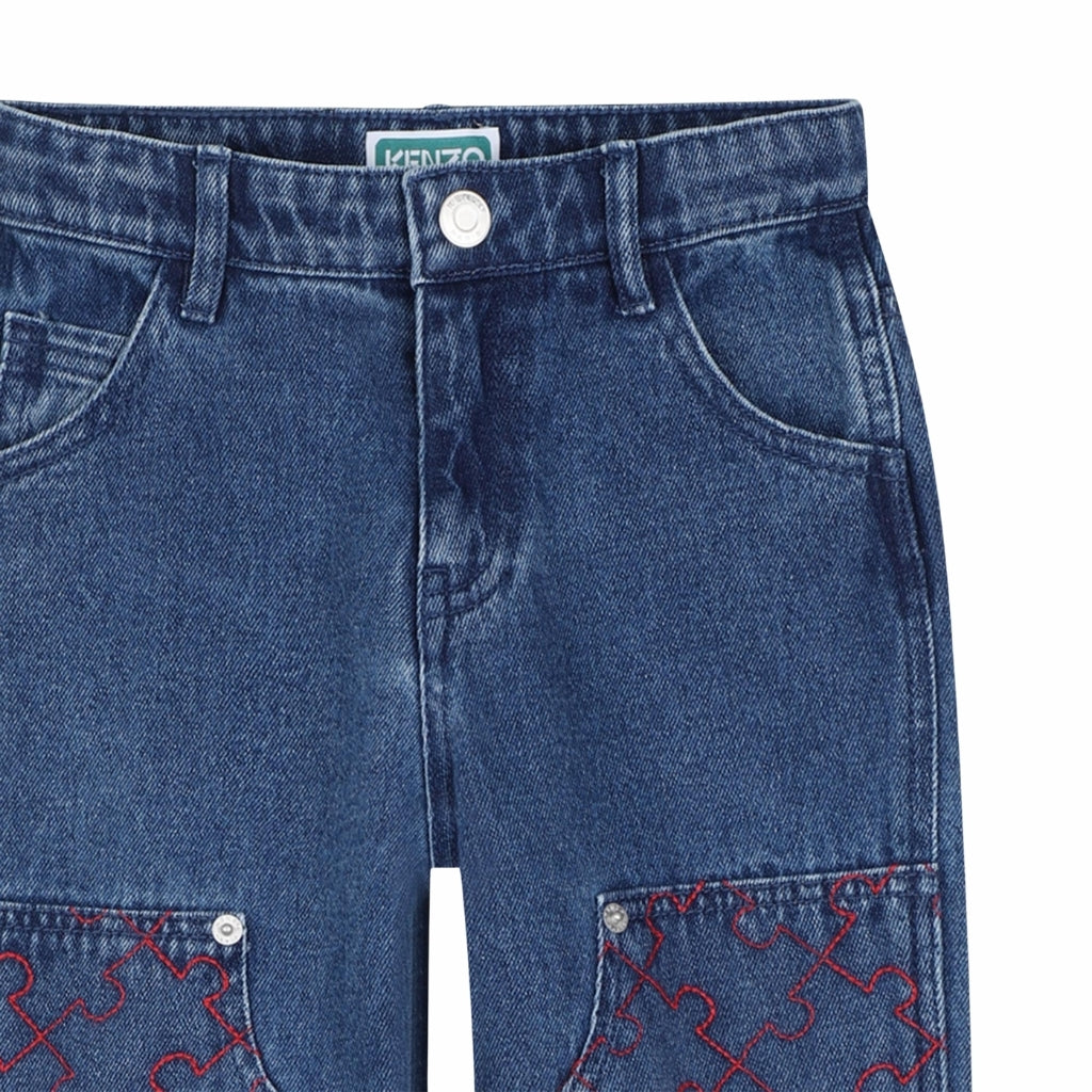 Kenzo Kids Denim Trousers