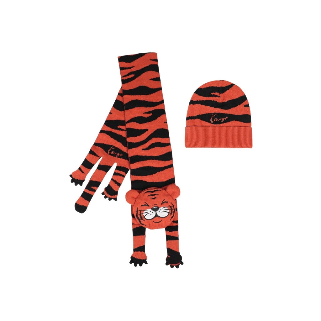 Kenzo Kids Scarf and Beanie Hat Set