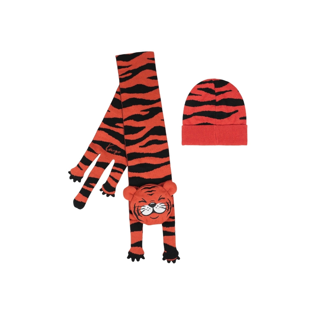 Kenzo Kids Scarf and Beanie Hat Set