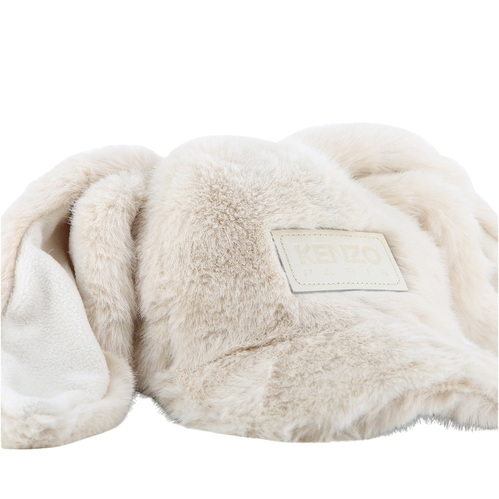 Kenzo Kids Faux Fur Cap