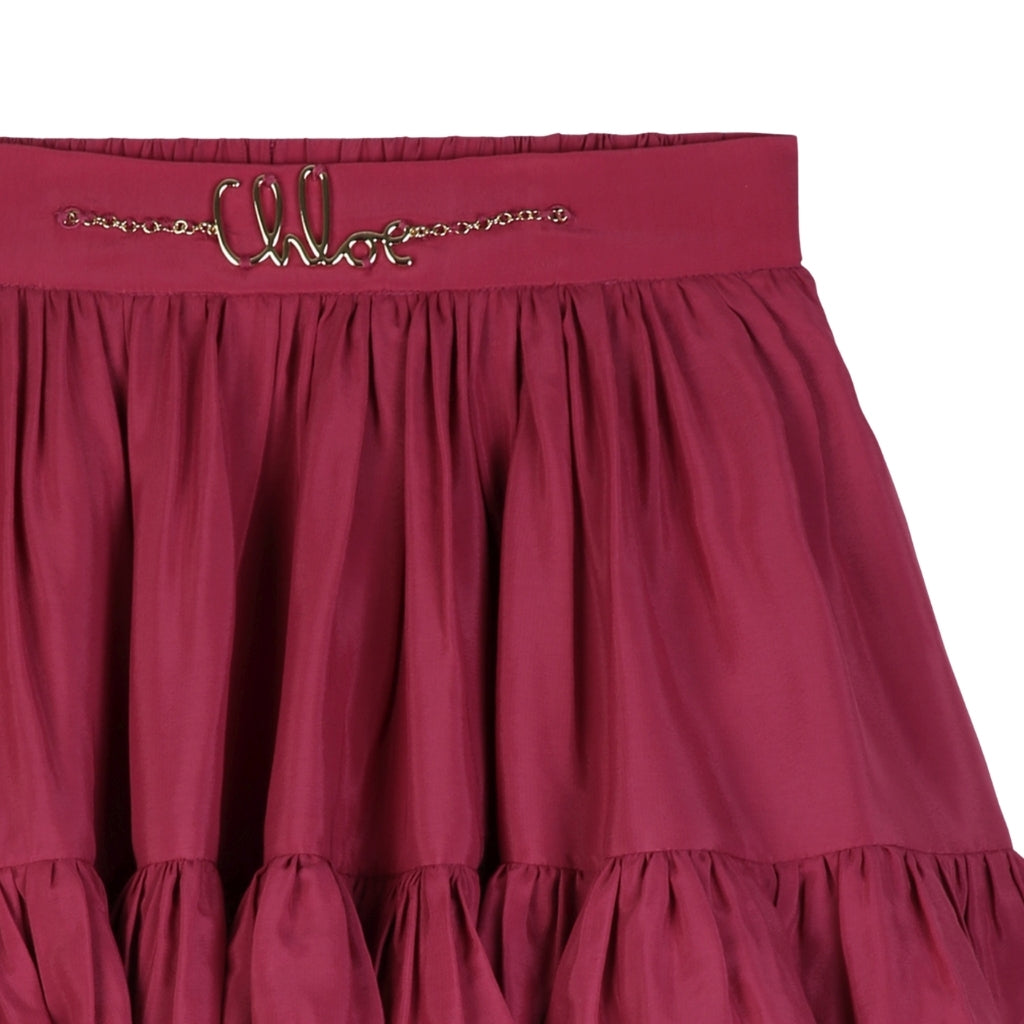 Chloé Kids Ruffled Skirt