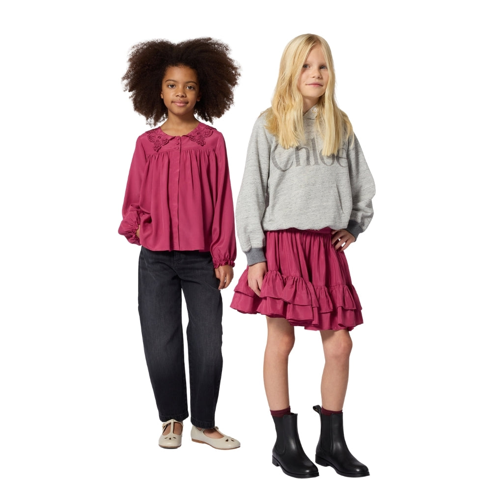 Chloé Kids Ruffled Skirt
