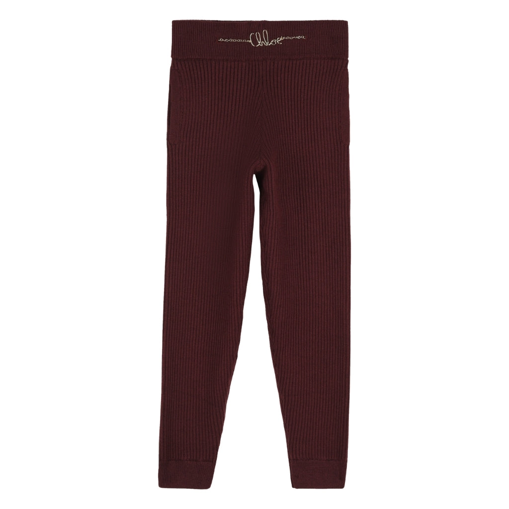 Chloé Kids Knitted Trousers