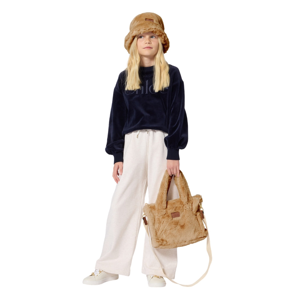 Chloé Kids Faux Fur Hat