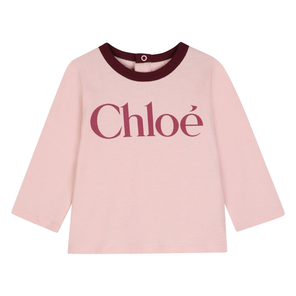 Chloé Kids Long Sleeve T-shirt