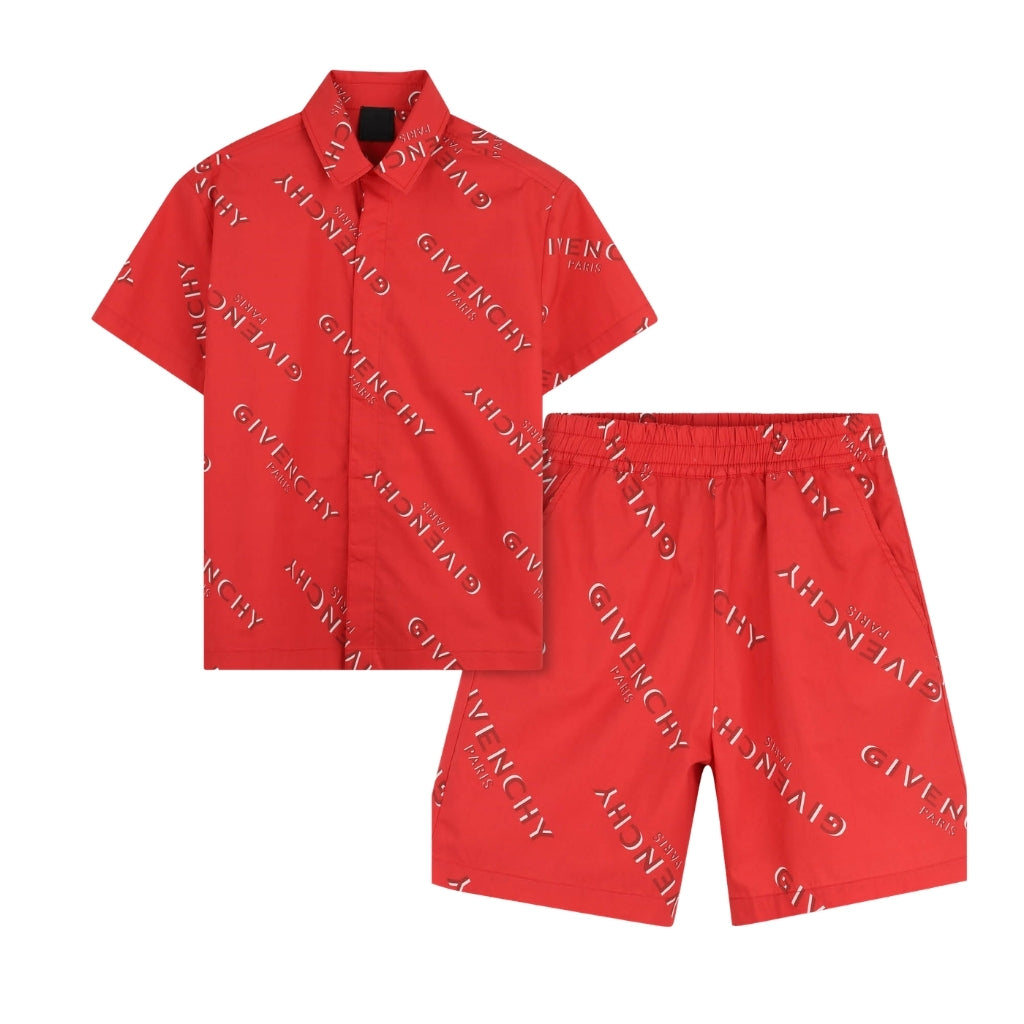 Givenchy Kids Shirt and Shorts Set