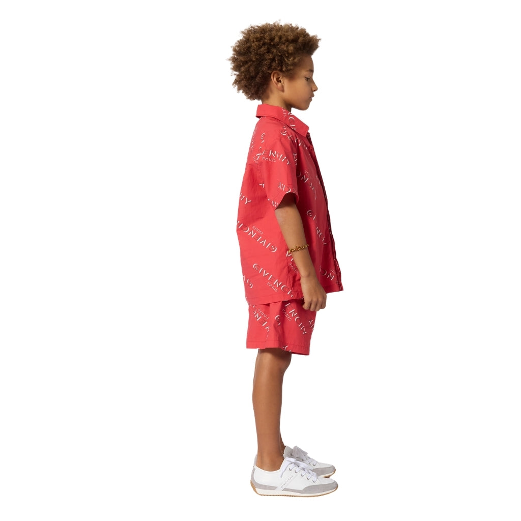Givenchy Kids Shirt and Shorts Set