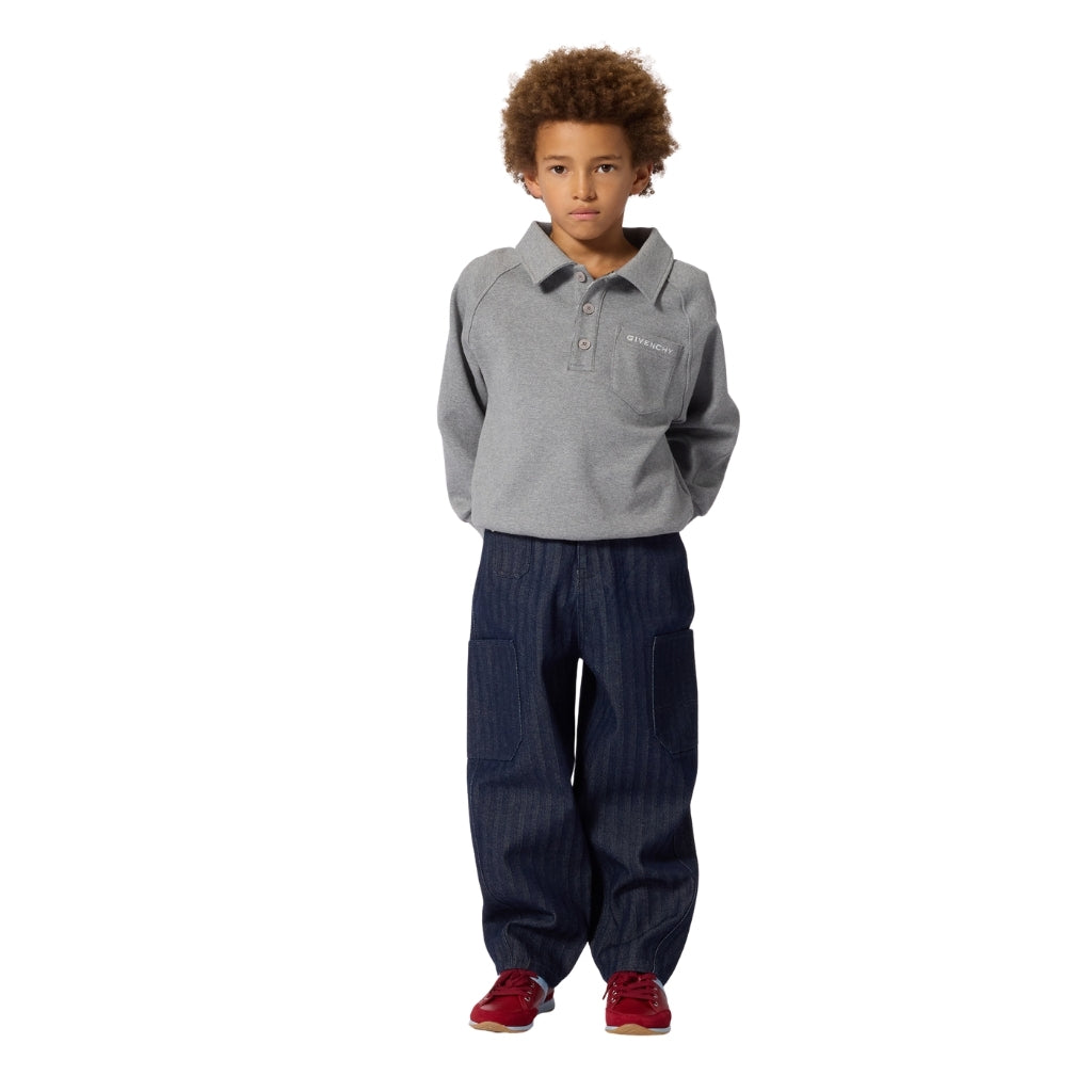 Givenchy Kids Long Sleeve Polo