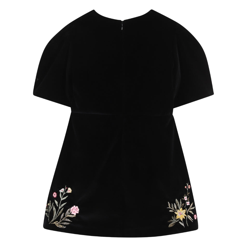 Givenchy Kids Velvet Floral Dress