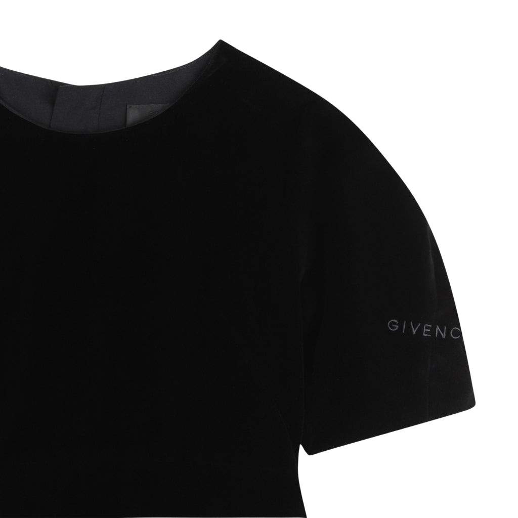 Givenchy Kids Velvet Floral Dress