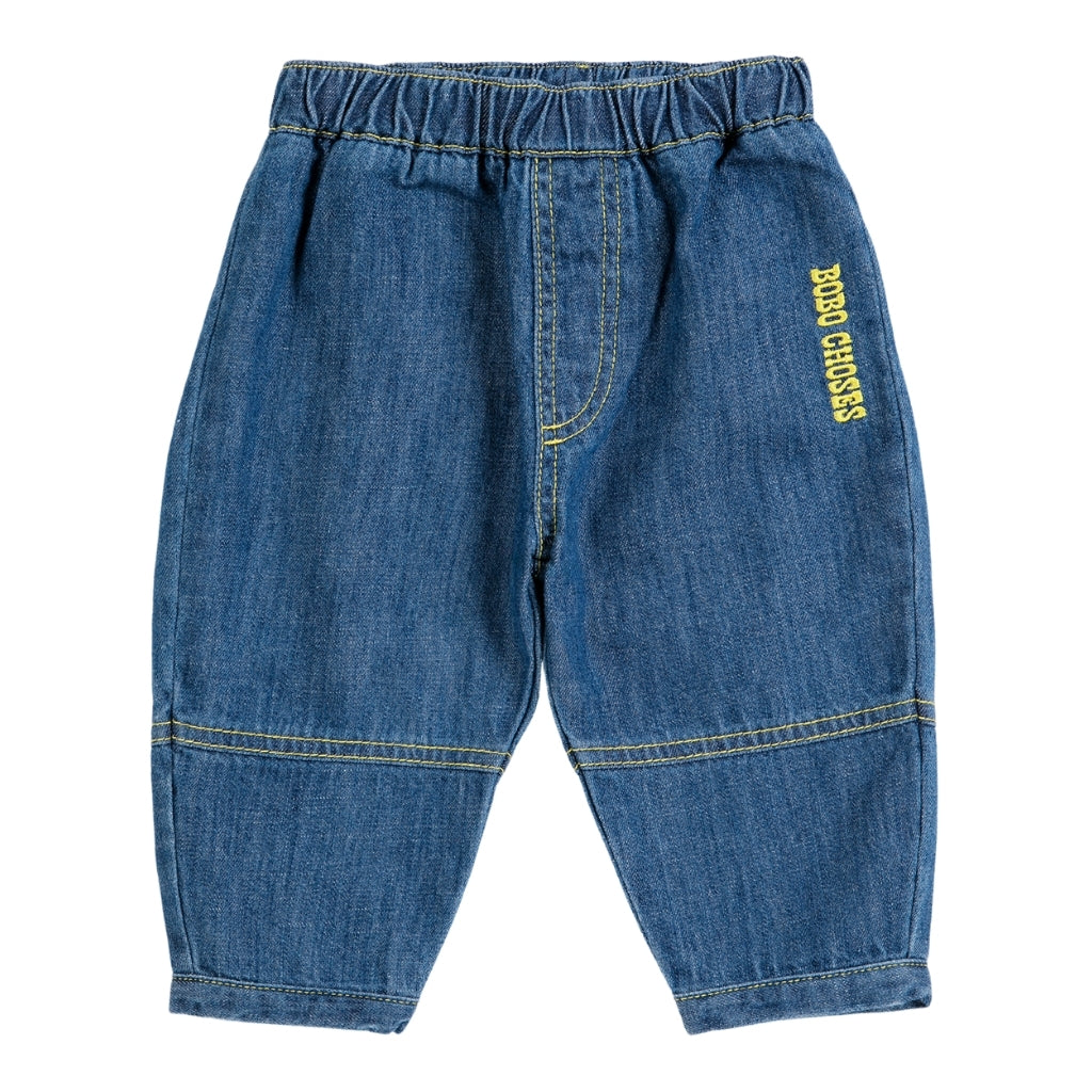 Bobo Choses Taxi Saurus Tag Denim Pants