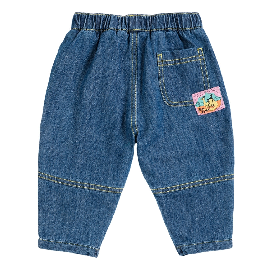 Bobo Choses Taxi Saurus Tag Denim Pants