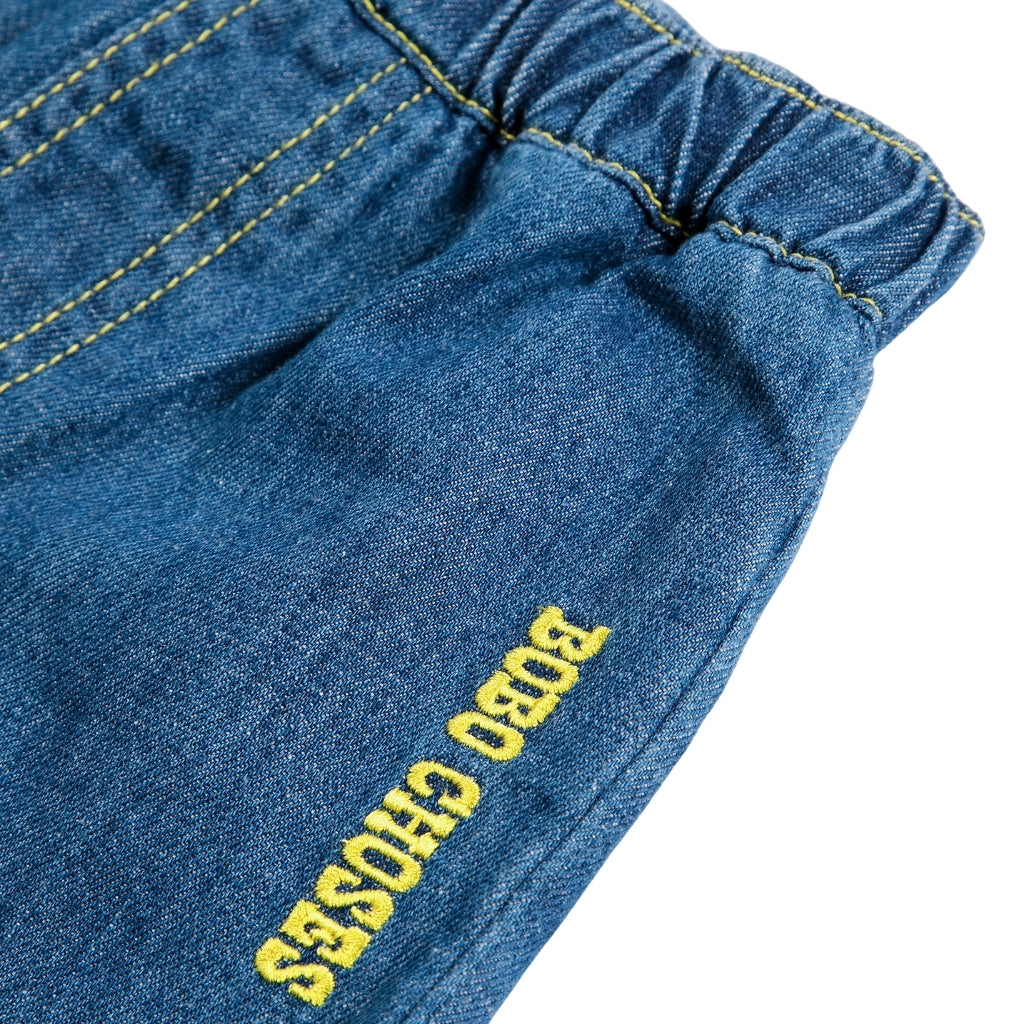 Bobo Choses Taxi Saurus Tag Denim Pants