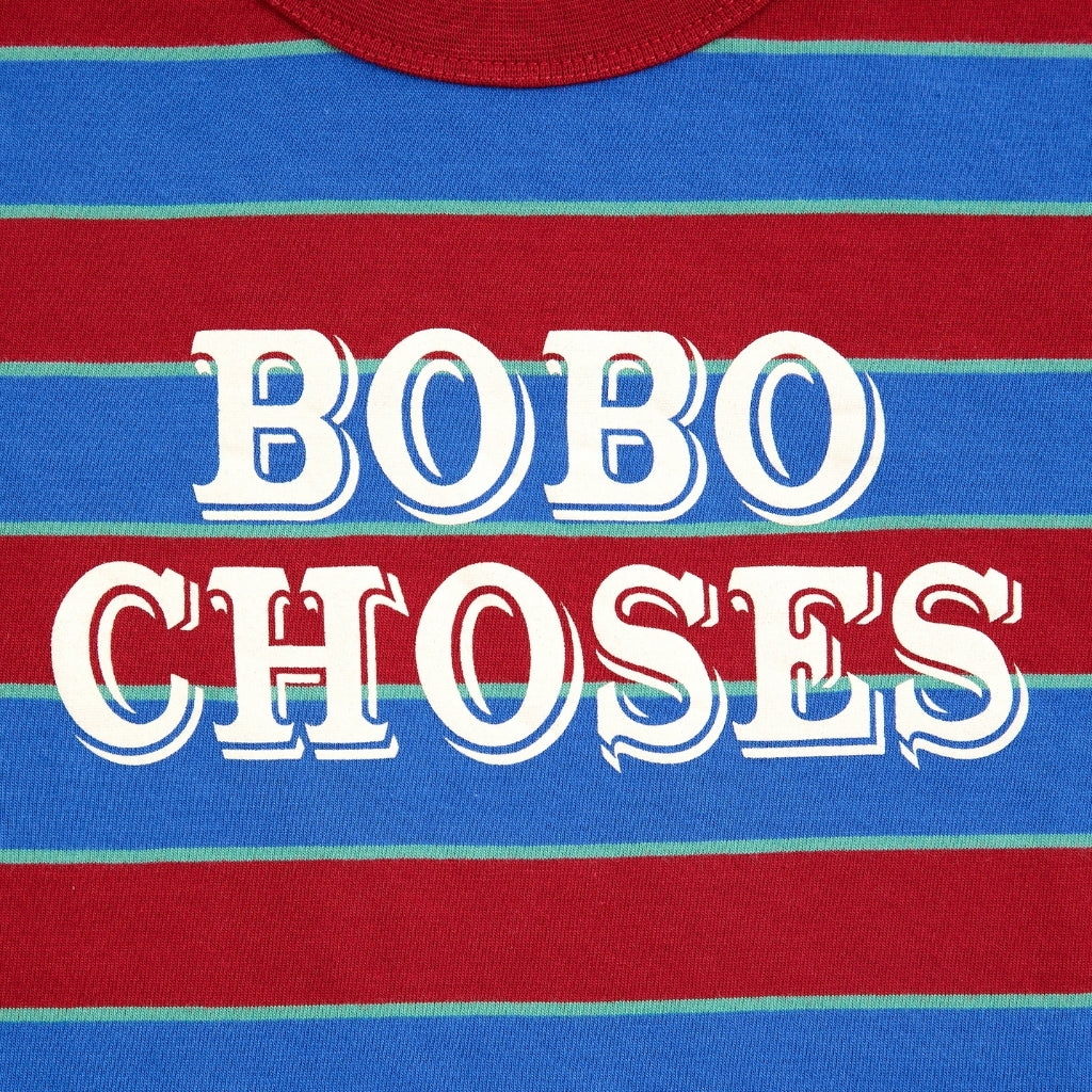 Bobo Choses Bobo Choses Embossed Stripes T-shirt